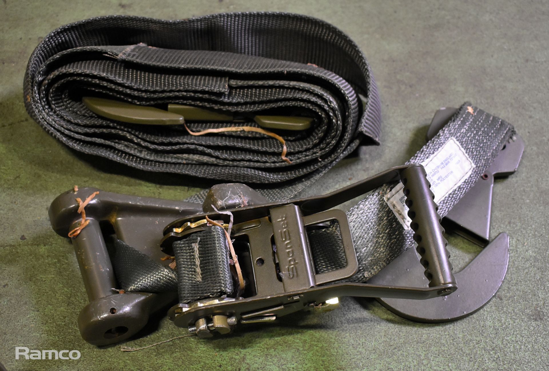 4x Heavy duty spanset ratchet straps - Image 4 of 5