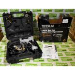 Titan 2000W heat gun with case - SPARES OR REPAIRS - RETAIL RETURNS
