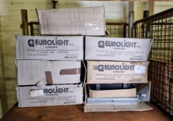 8x Eurolight Milo 1000W lamp unit - W 470 x D 140 x H 520 mm