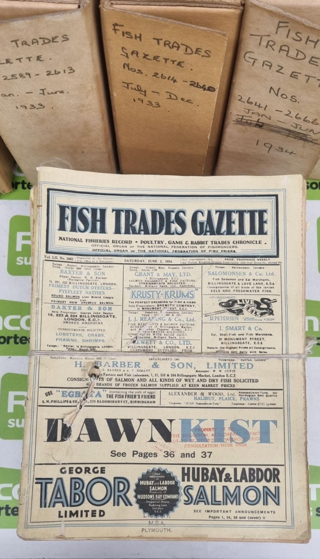 Fish Trades Gazette weekly newspapers - from 1930 to 1939 - Image 2 of 5