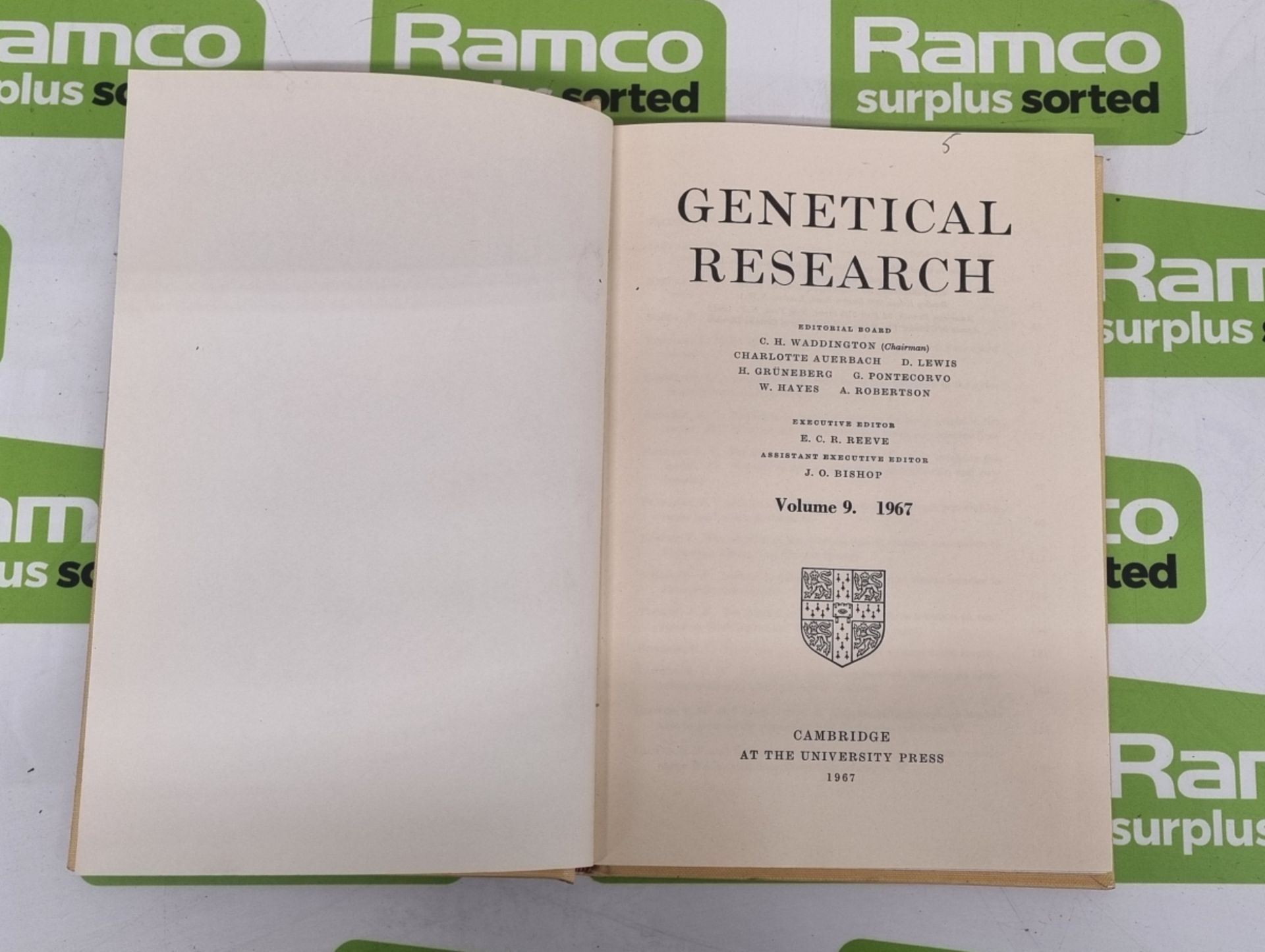 Genetical Research books - Volumes 9 to 25 - Image 3 of 4