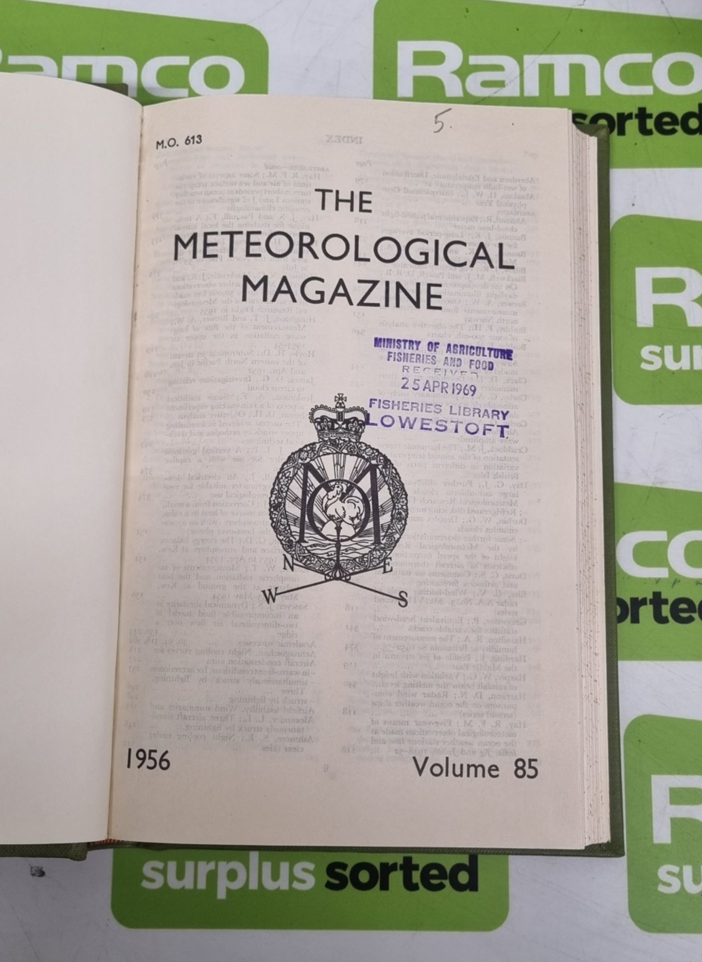 The Meterological Magazine books - Volumes 85 and 90 - Image 3 of 4