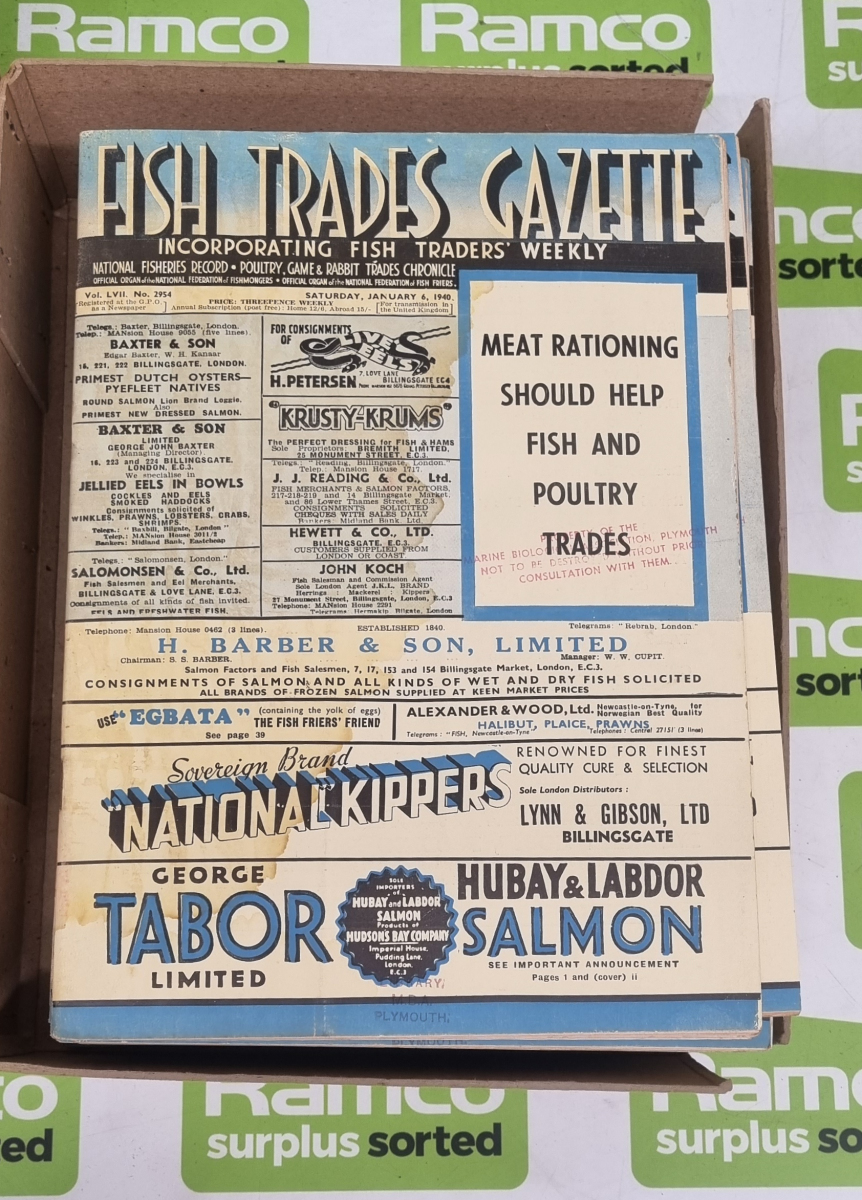 Fish Trades Gazette weekly newspapers - from 1940 to 1949 - Image 2 of 8