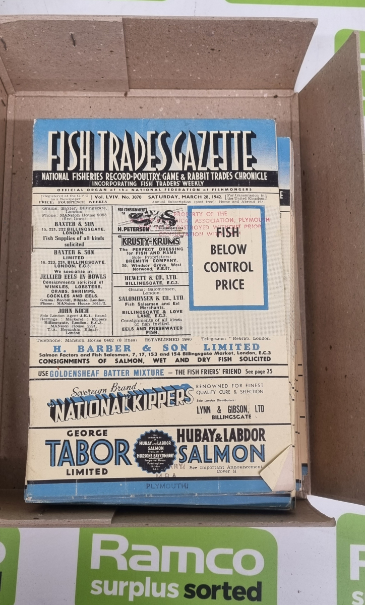 Fish Trades Gazette weekly newspapers - from 1940 to 1949 - Image 5 of 8