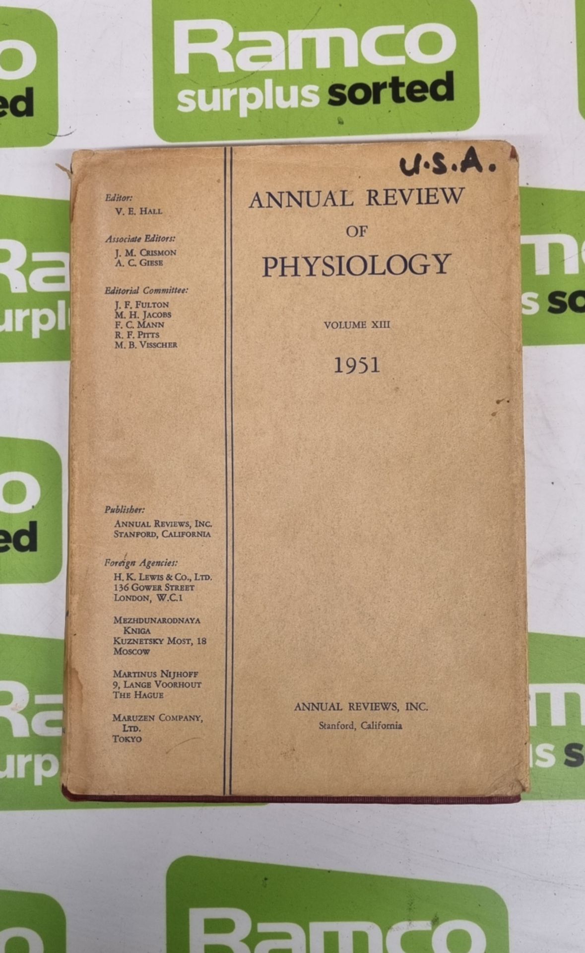 Annual Reviews of Physiology books - Volumes 13 to 35 - Image 4 of 6