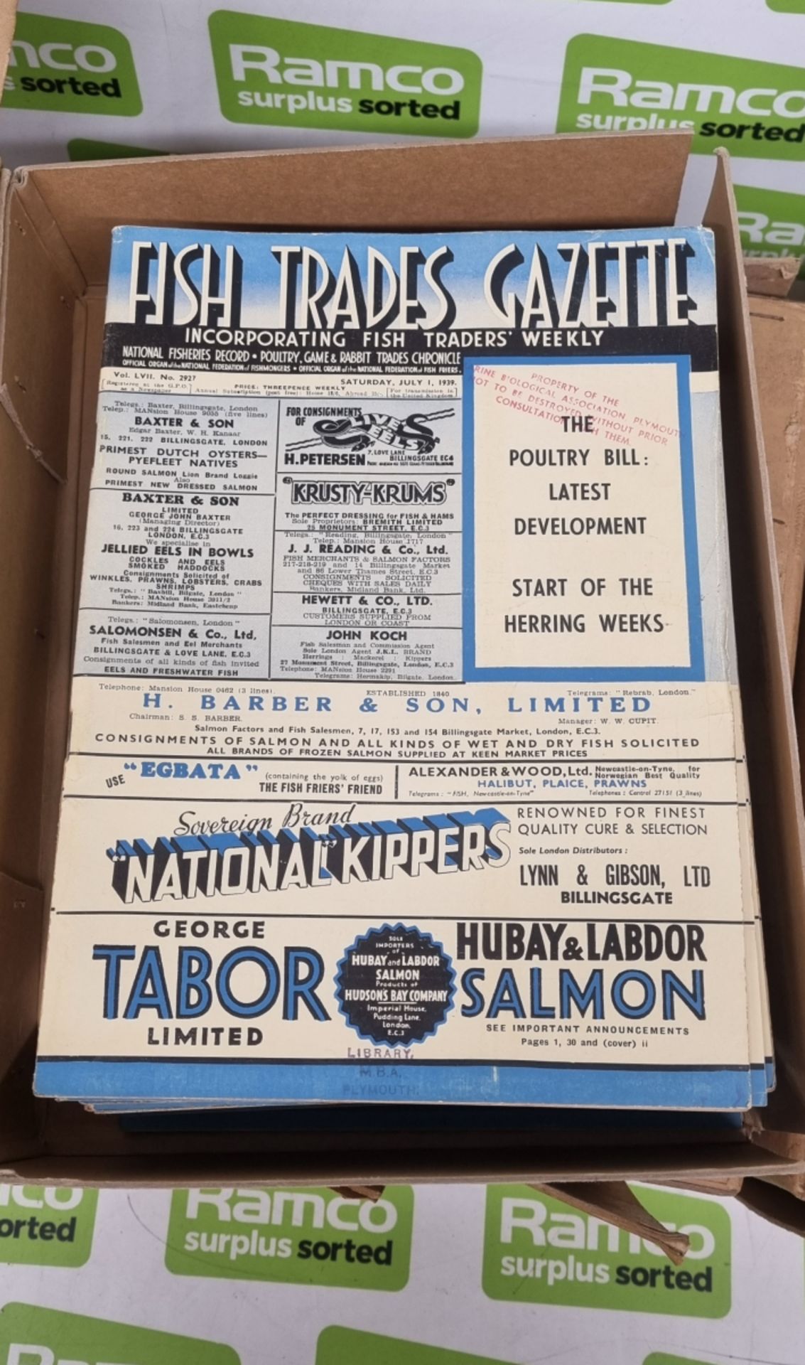 Fish Trades Gazette weekly newspapers - from 1930 to 1939 - Image 4 of 5