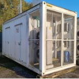 20ft insulated ISO container containing Rohde & Schwarz transmission equipment - see description