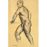 Alexander McPherson (Scottish, 1904 - 1970), Still Life Study of Artists' Model, charcoal sketch