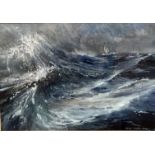 Darryl Mackie, Sail Boat on a Stormy Sea, watercolour on paper, signed bottom right and dated '78,