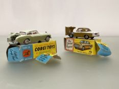 Corgi Toys, a number 224 Bentley Continental Sports Saloon die cast model, in original box, together