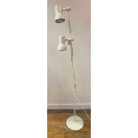 A vintage rise and fall two branch lamp standard, (h:150)