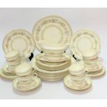 A Minton Broadlands pattern forty seven piece tea and dinner serving including eight dinner