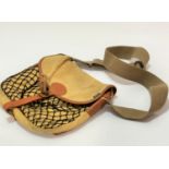 Liddesdale for Barbour fisherman's bag with adjustable shoulder strap and mesh pocket to front, (