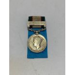 India General Service Medal 1936-37 clasp North West Frontier 1936-9 (14848 SEP. KESHWA PRASAD