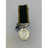 Territorial Efficiency Medal QE11, (W/3848 S. SGT. M.M. MALLINSON. W.R.A.C.)