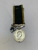 Territorial Efficiency Medal QE11, (W/3848 S. SGT. M.M. MALLINSON. W.R.A.C.)