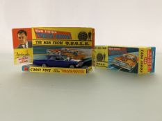 Corgi Toys, a 497 Man From Uncle gun firing thrush buster die cast model car, in original box (