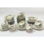 A Noritake Toki Kaisha forty five piece tea set complete with a set of bowls, milk jug, sugar basin,