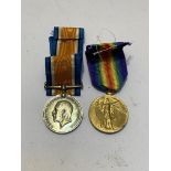 WWI pair, BWM and Victory Medal (S-16360 PTE. I. CUTHILL. SEAFORTH.) both correctly impressed