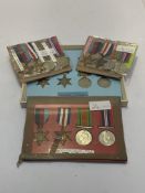 WWII Medal Groups (4) 1939-45 Star, F& G Defence and War Medal (CAPTAIN J. BUSH MC. PARA REGT).