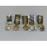 Odd and defective medals (6) British War Medal 1914-19 (LIEUT H.J. HANSON. R.N.V.R.) renamed.,