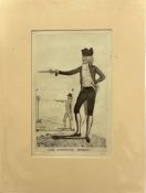 John Kay, Scottish 1742-1826, The Fortune Duelist, engraving, signed bottom left, dated 1799,