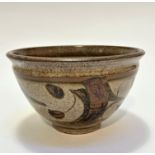 A Don Glanvile for Wolf House Gallery Silverdale Forth Lancs, pottery 1960s bowl with stylised