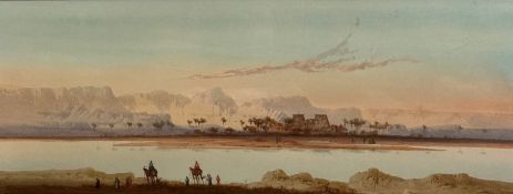 Augustus Osborne Lamplaugh (British 1877-1930) Early Morning at Philae Temple, on The Nile, Egypt,