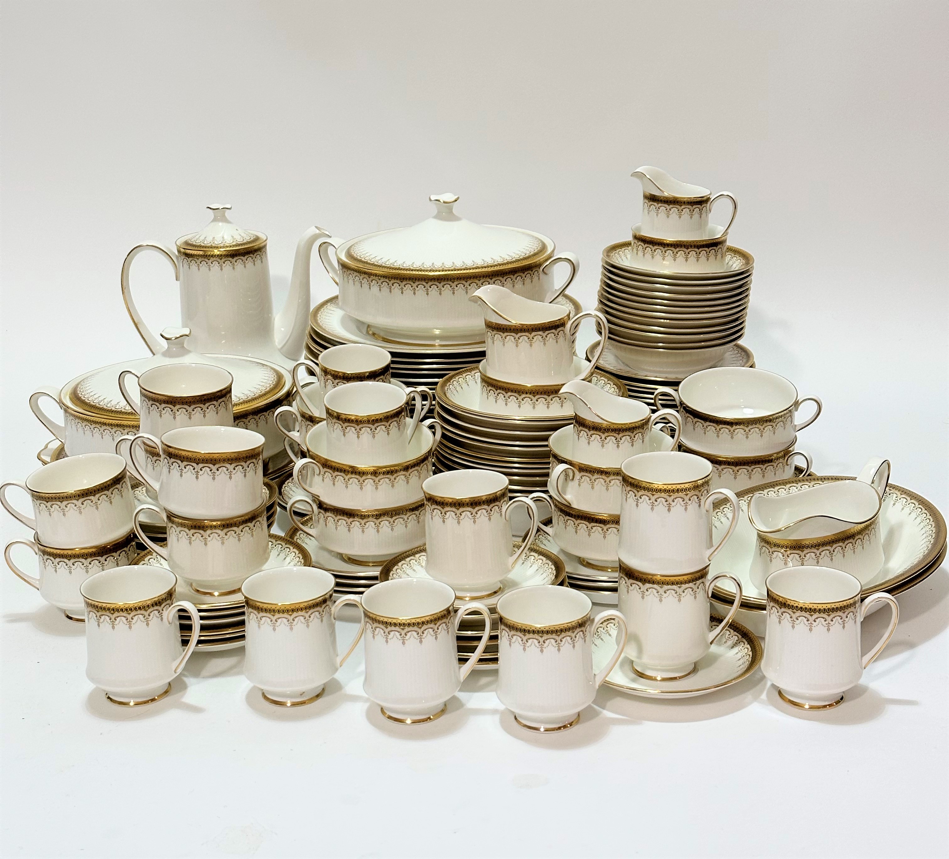 A Paragon china Athena pattern one hundred and thirty five piece (135) dinner, tea and coffee