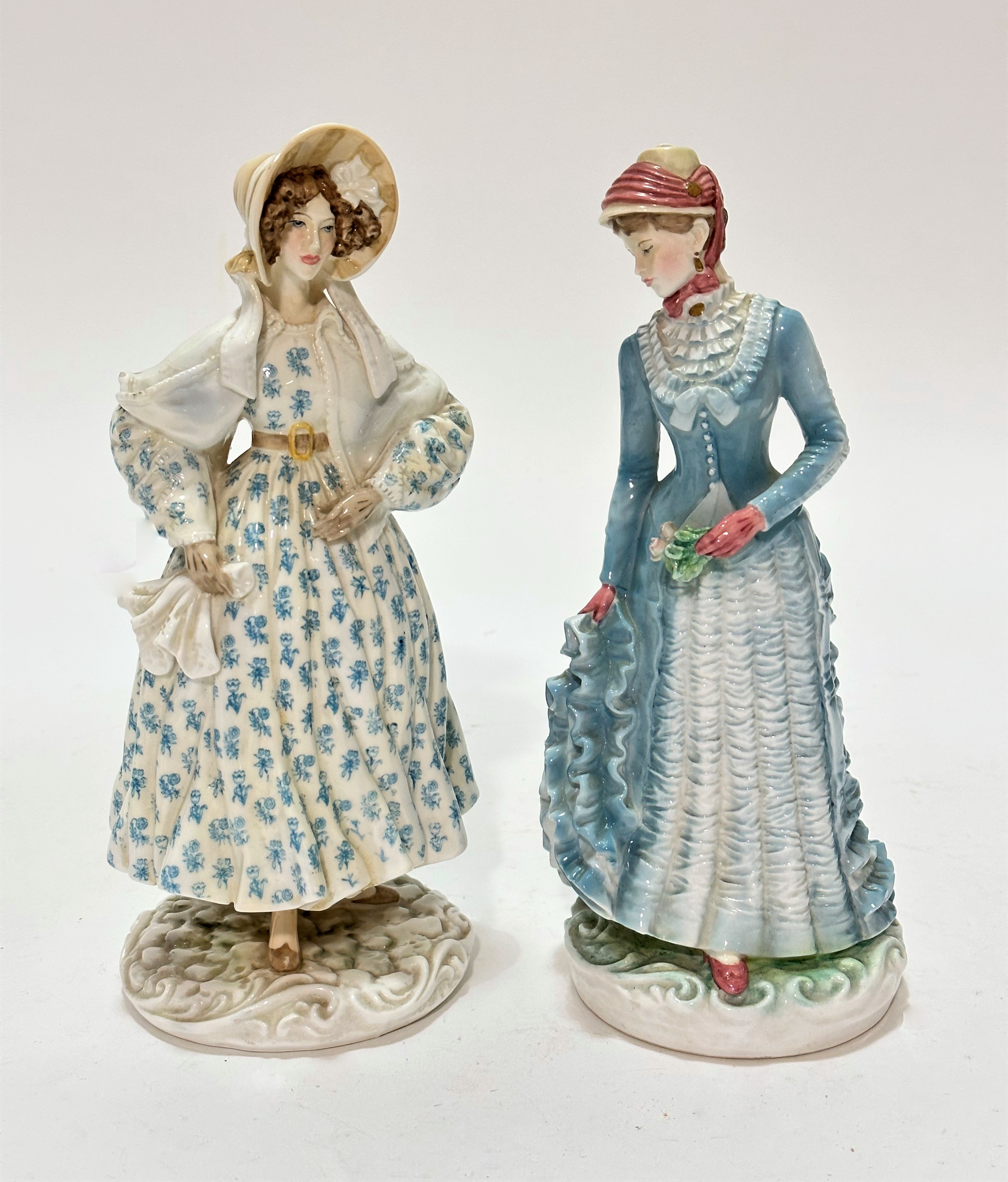 A Royal Worcester Victoria & Albert Museum Walking Out Dresses of the 19thc Limited Edition 950/