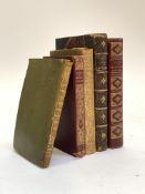 A group of five mainly 19th century gilt leather bound books