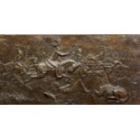 Charge of the Light Brigade, relief moulded fibreglass panel, (65cm x 135cm)