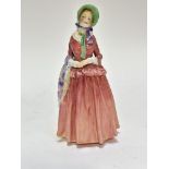 A Royal Doulton china figure Gillian, HN1670, (h 20cm x 11cm x 9cm) decorated with polychrome