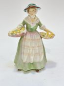 A Royal Doulton china figure Daffy Down Dilly, KW820 (?) (21cm x 16cm x 11cm)shows no signs of