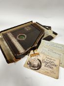 An Edwardian chromatic concert guitar zither complete with self instructions, music books etc and