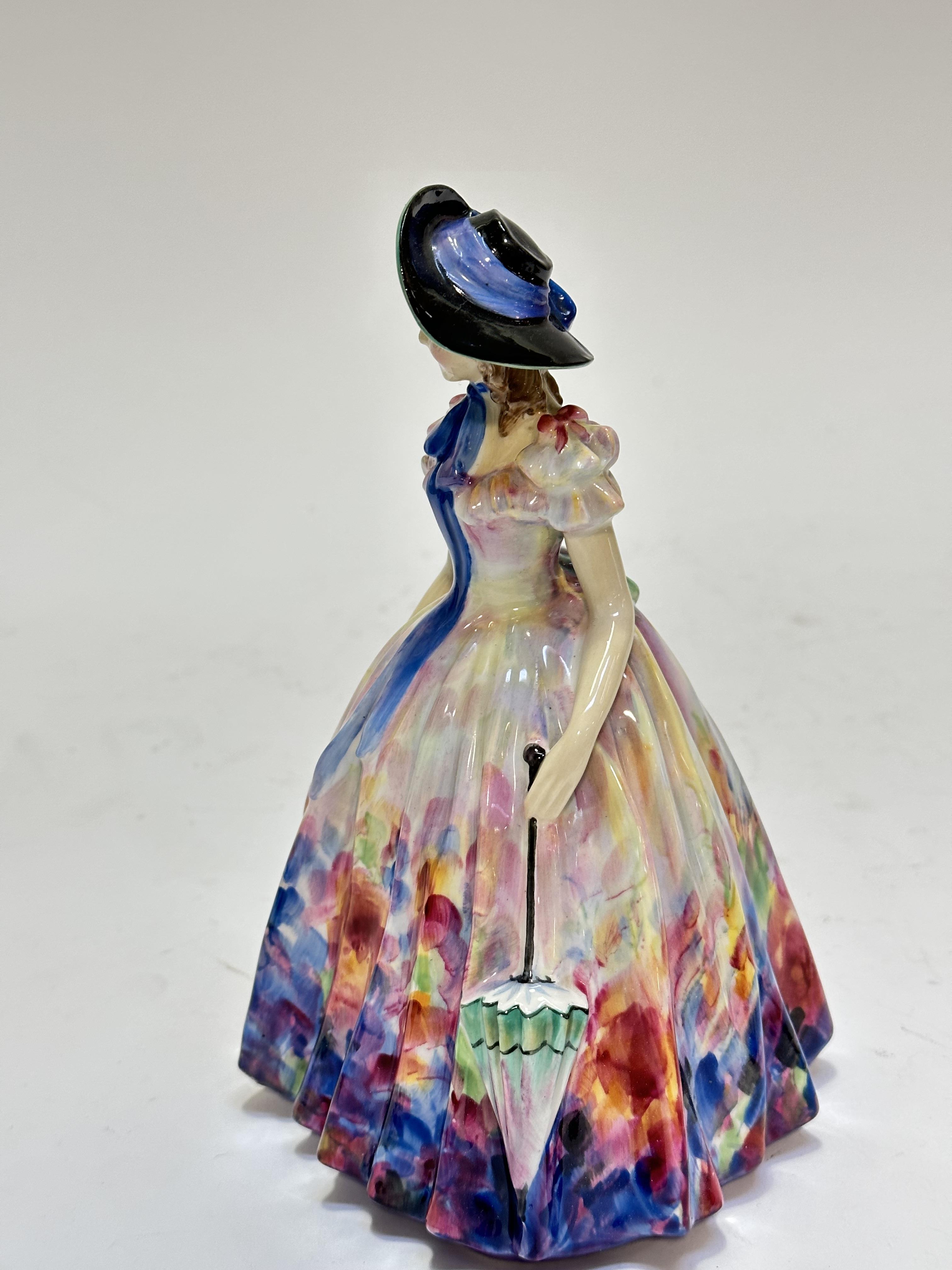 A Royal Doulton china figure Easter Day, HN2039, signed TM, (h 20cm x 14cm x 12cm) decorated with - Image 4 of 4