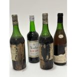 A bottle of Chateau Haut-Brion Pessac red wine 1970, label in poor condition, (level is 18cm) and