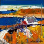 •John Lowrie Morrison (Jolomo) O.B.E. (Scottish, b. 1948), "Autumn and the Dutchman's, Mull", signed