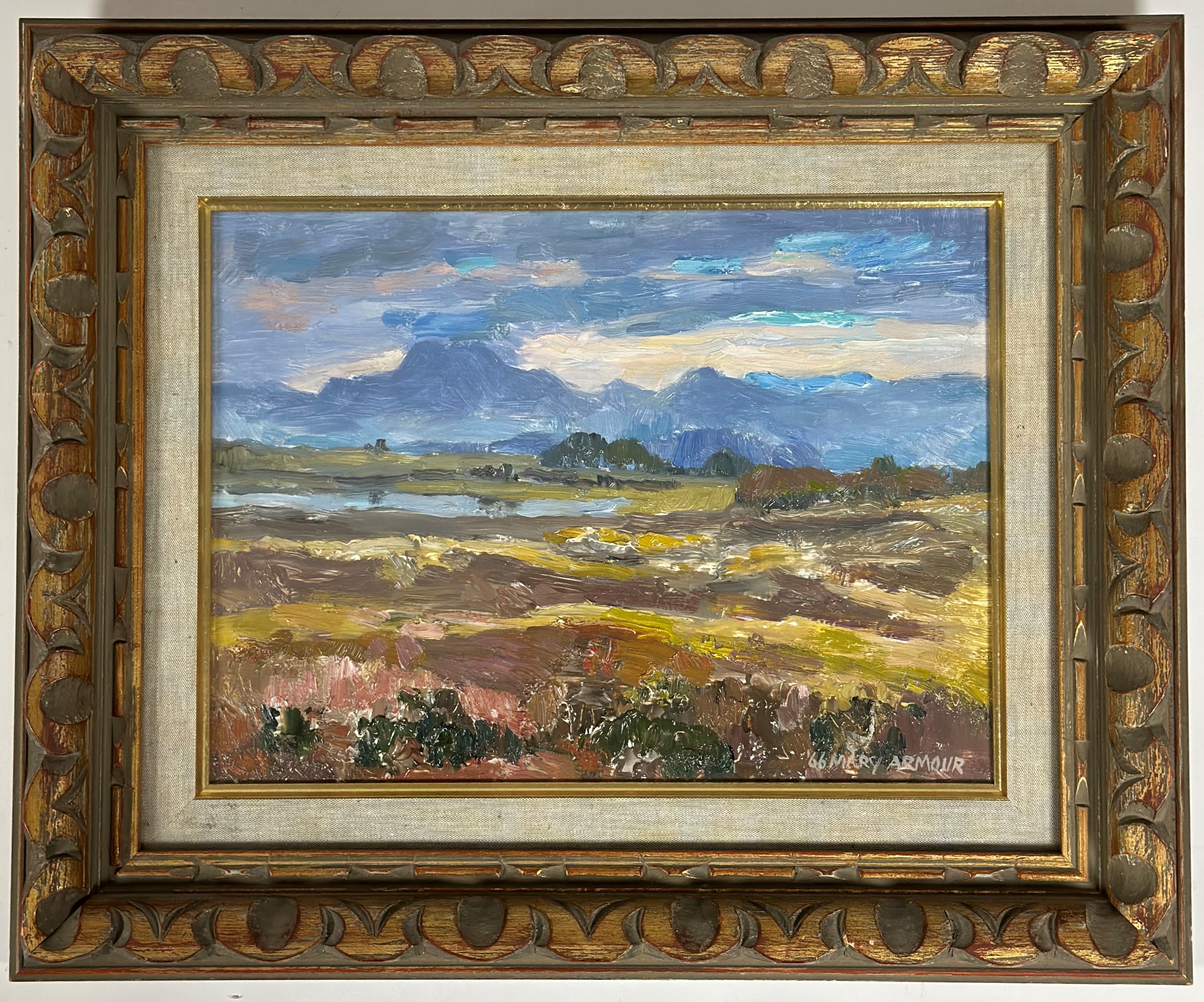 •Mary Nicol Neill Armour R.S.A., R.S.W. (Scottish, 1902-2000), "Ben Lomond from the Braes", signed - Image 2 of 4