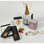 Jorg Jensen, (Danish, living) Christmas Heart collection complete with original box, ribbons, in