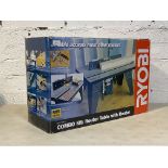 Power tools, A Ryobi router table with router, in case