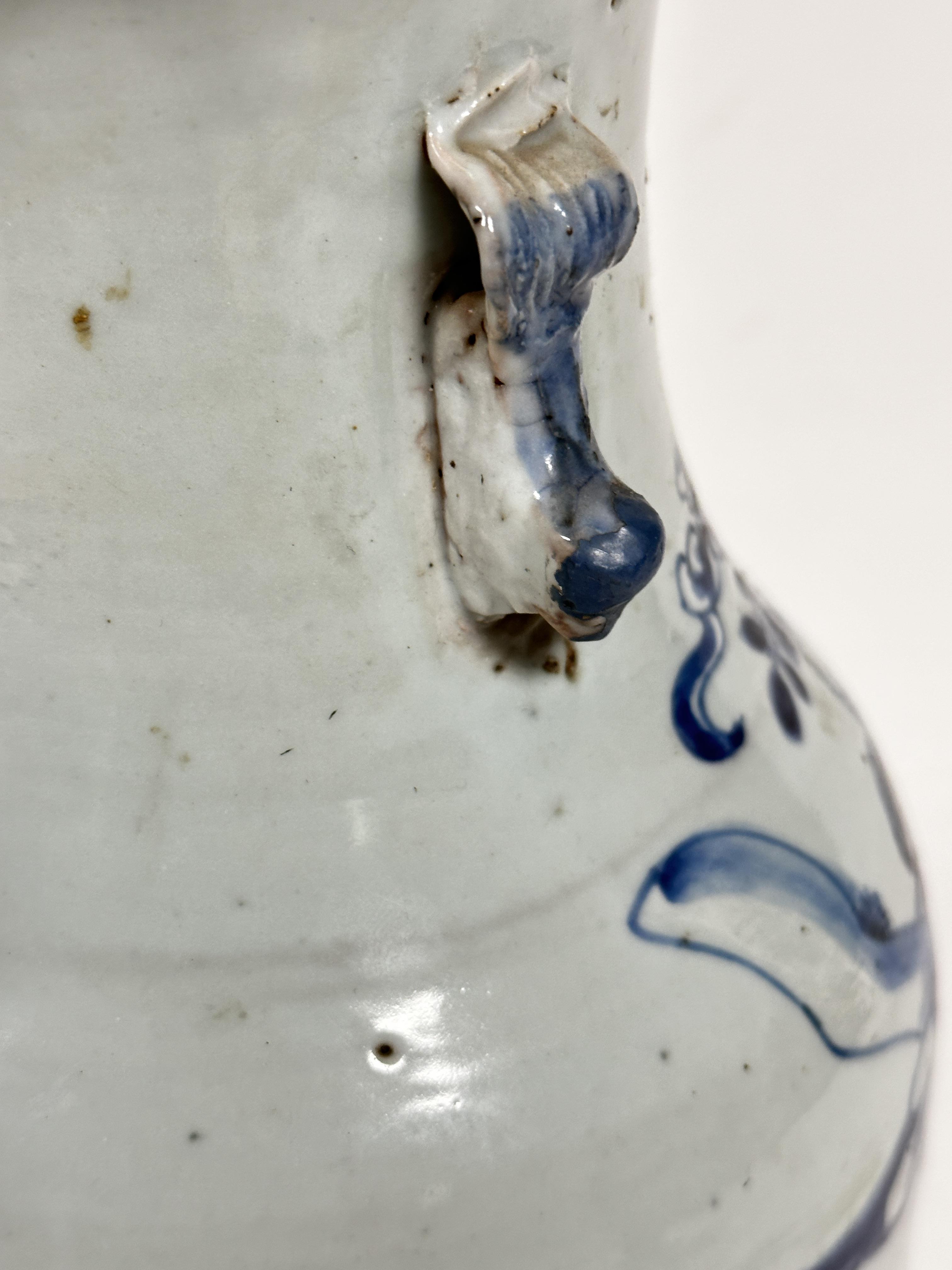 A late 18thc/early 19thc Chinese baluster vase with scene of two boys playing with balls and sticks, - Image 11 of 13