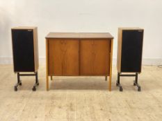 Audio separates, A Dual CS 5000 turn table, a Tanberg series 64 four tack, a pair of Rodgers LS7
