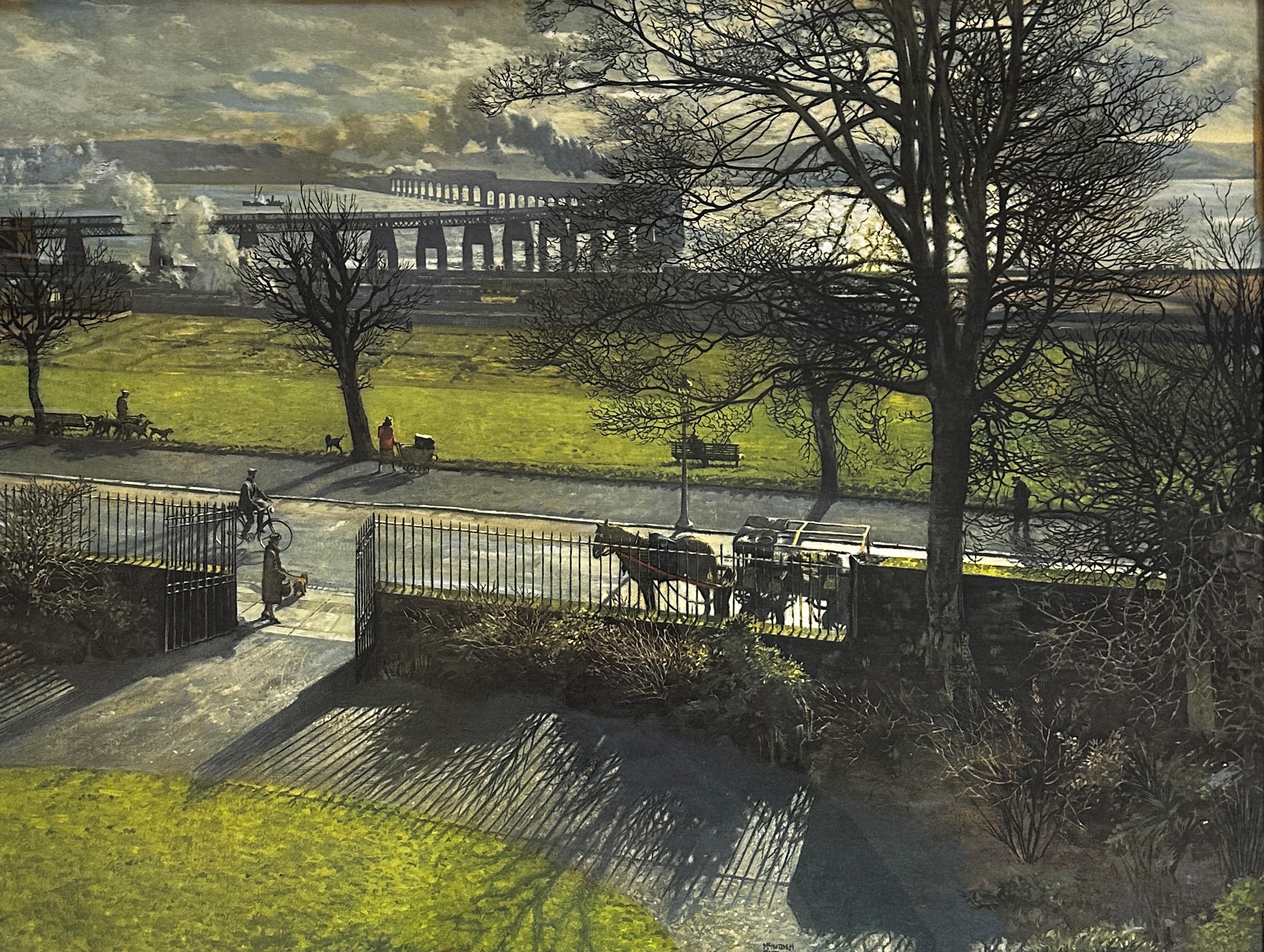 After James Macintosh Patrick OBE, RSA (1907-1998) View Looking Towards The Black Isle from Tay