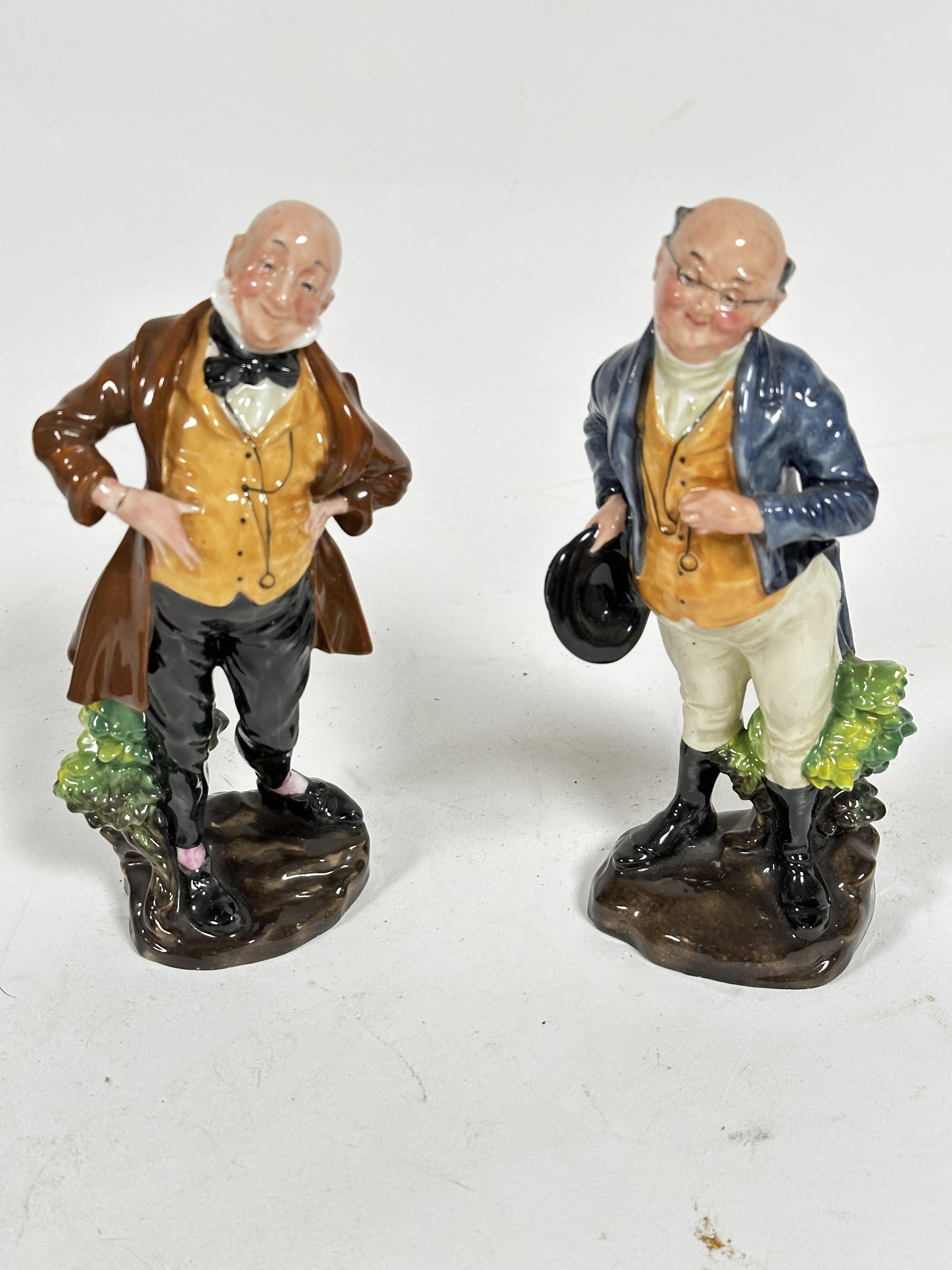 A Royal Doulton figure, Mr Pickwick, decorated with polychrome enamels, HN556, a Royal Doulton