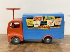 A vintage Tri-ang toy ride on lorry, L48cm