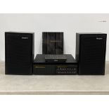 Audio separates, A Meridian 207 professional CD player and CD transport, in original boxes, together