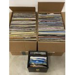 A large quantity of vinyl records, mainly pop and rock, to include, the Beatles, The Rolling Stones,