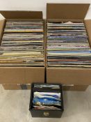 A large quantity of vinyl records, mainly pop and rock, to include, the Beatles, The Rolling Stones,