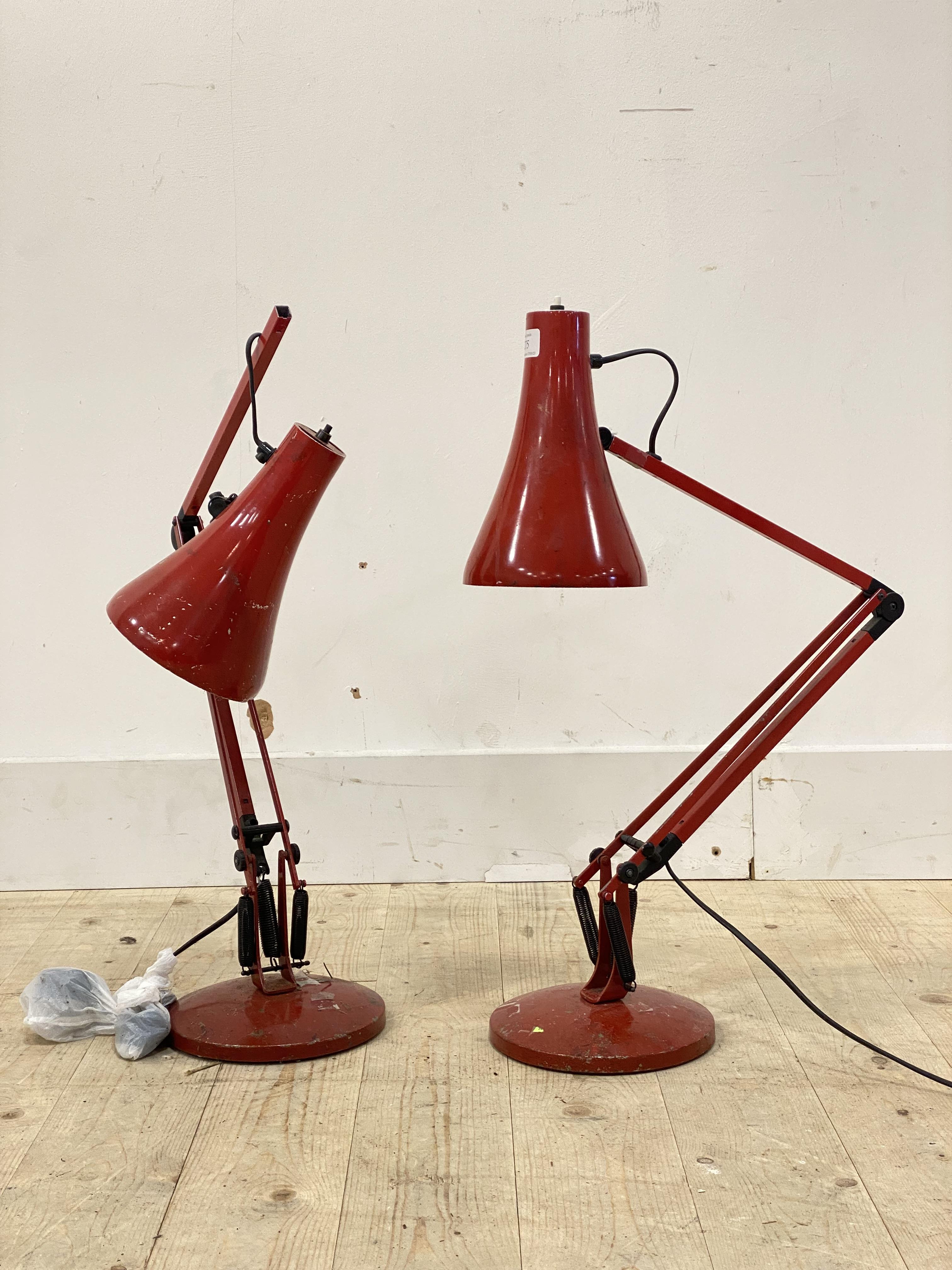 A pair of vintage angle poise lamps (A/F)